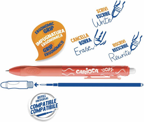 3521 Stift Carioca Oops rot 0,7 mm (12 Stück)