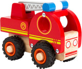 Small Foot - Feuerwehrauto aus Holz mit Leiter