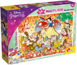 Lisciani - Schneewittchen - Double Face - Maxiboden-Puzzle - 24 Teile