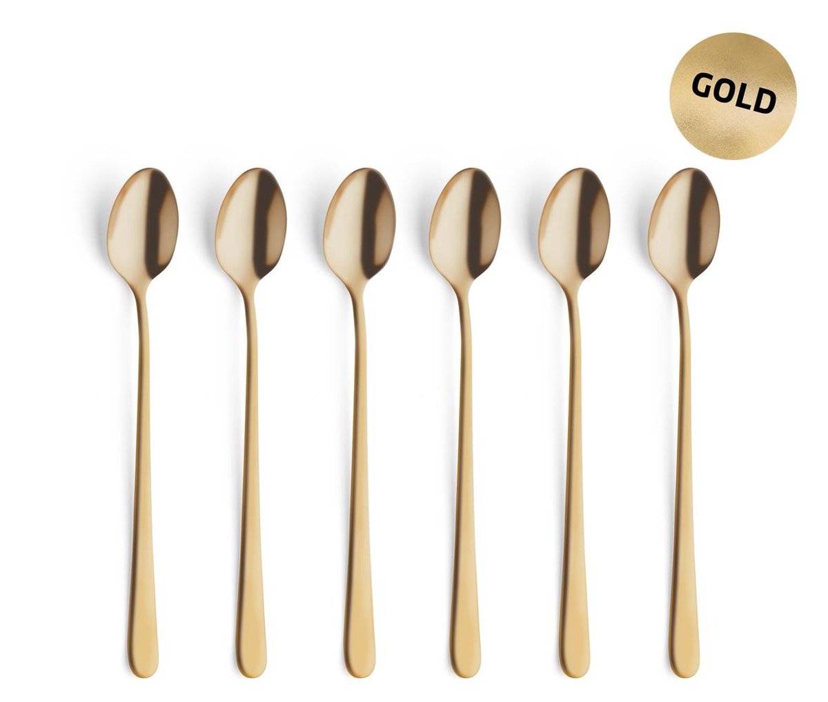 Amefa Austin Latte-Löffel Gold 6 Stück