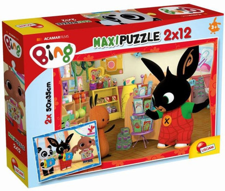 Lisciani Bing Puzzle Maxifloor 2 x 12 – eine Schule!