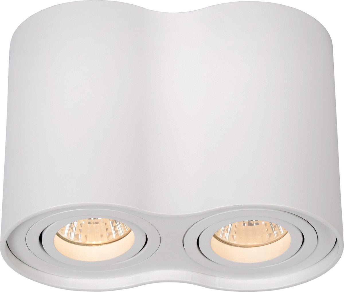 Lucide tube - plafondspot (plafondlamp) - 2xgu10 (mr16) - wit