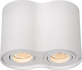 Lucide tube - plafondspot (plafondlamp) - 2xgu10 (mr16) - wit