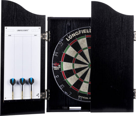Abi-Holz-Cnet mit Sisal-Dartscheibe inkl. Dart-Set