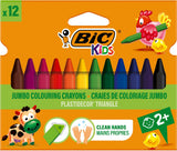 BIC Kids Plastidecor Dreieck Farbkreide, 12st.