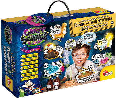 Lisciani Crazy Science Le Grand Laboratory de Dingo Le Scientifique - fr + nl !!