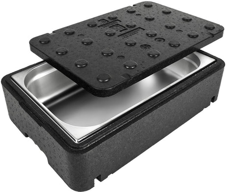 Arpack gn serie - thermobox - 600x400x166mm - piocelan - zwart