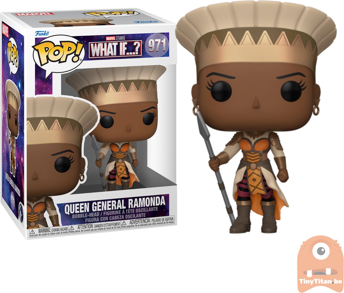 Marvel funko what if...? verzamelfiguur pop! animation the queen 9 cm multicolours