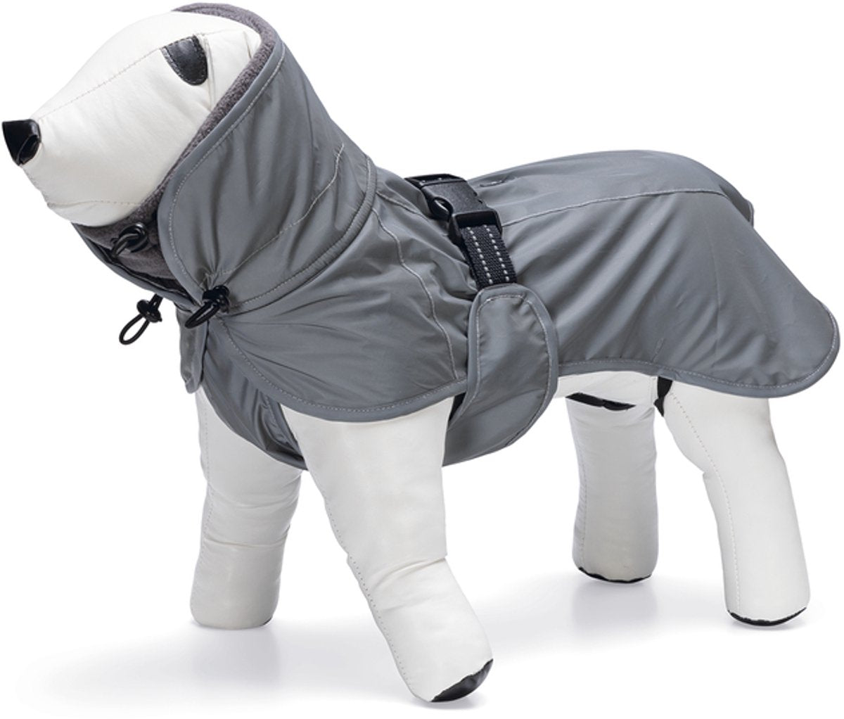 Beeztees caro - honden regenjas - reflecterend - 62 cm