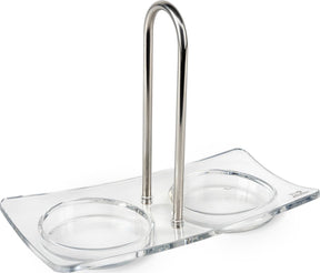 Peugeot Linea Halter Salz- und Pfeffermühle 15 cm – transparent – Acryl