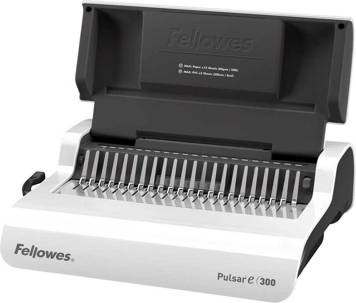 Fellowes Bindegerät Pulsar-e, elektrischer Bindekamm aus Kunststoff, 300 Blatt