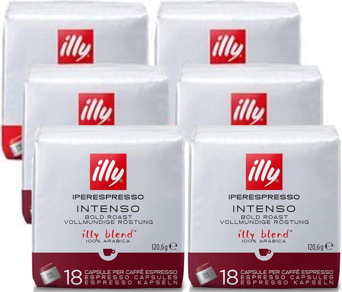 Illy - iperespresso Kaffee Home Intenso 6 x 18 Kapseln