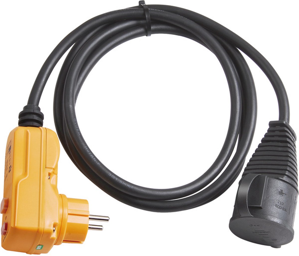 Brennerstuhl Adapterkabel FI IP44 2m schwarz h07rn-f 3g1,5 - 1160370