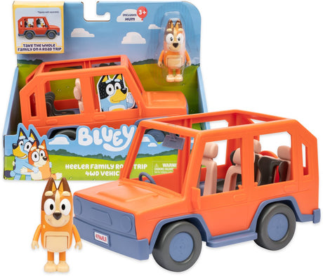 Moose Toys Bluey Heeler Familien-Roadtrip-Paket
