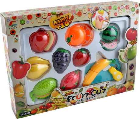 Amuuso Cut Fruit – Obstset mit Schneidebrett – regt die kognitiven Fähigkeiten an