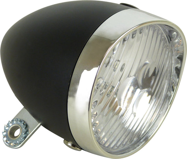 Dresco Frontlicht 3 LED klassisch schwarz