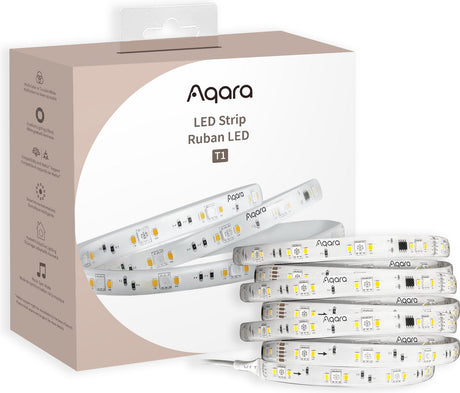 Aqara LED-Streifen T1 – Zigbee 3.0 – RGBic – kompatibel mit Apple Home über Hub – 2 Meter