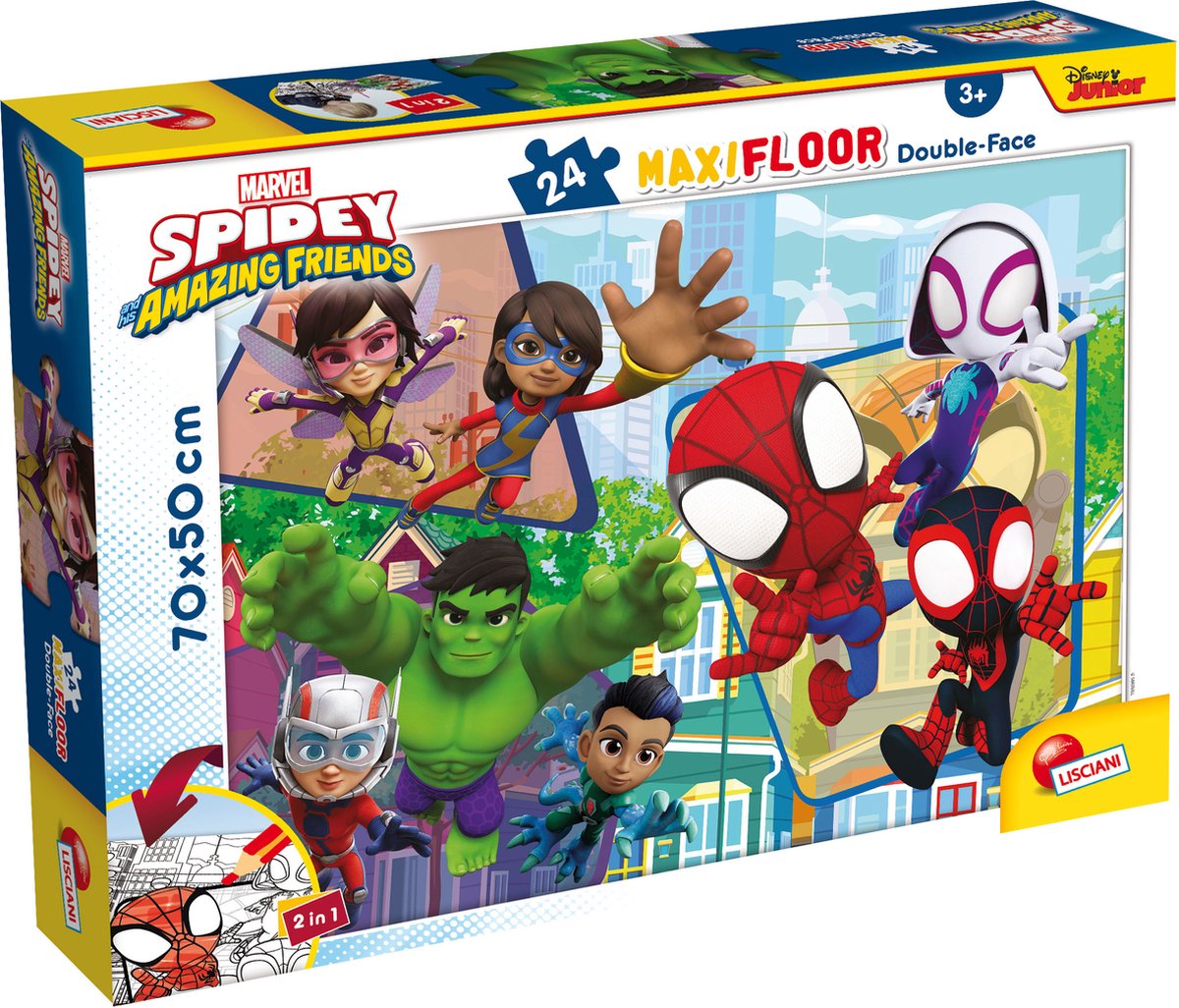 Lisciani – Spidey – Puzzle Maxiboden – 24 Teile