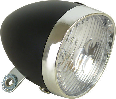 Dresco Frontlicht 3 LED klassisch schwarz