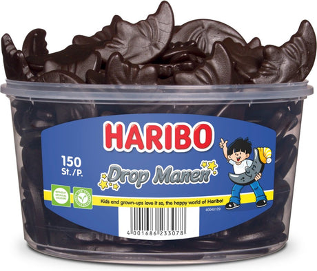 Haribo Lakritzmähne - Lakritze - 150 Stück Silo