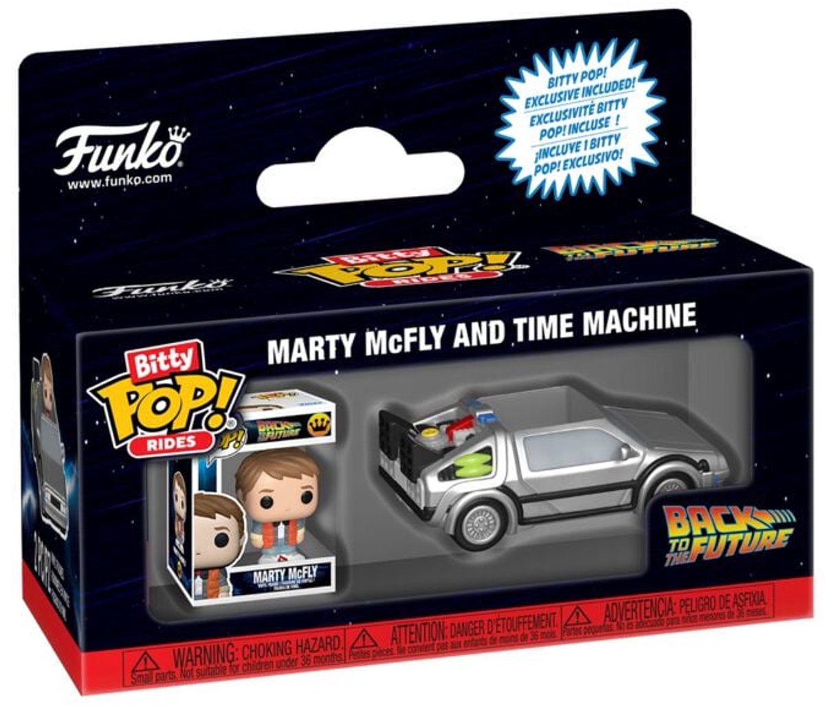 Funko zurück in die Zukunft Zeitmaschine (Bitty Pop! Ride) Vinylfigur Pop! Standard-Unisex