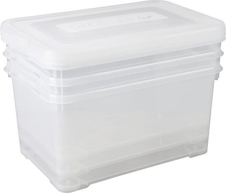 Curver Storage Box Set Handy 3x50 l transparent