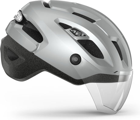 Mit Intercity Mips Fahrradhelm Herren Damen – Fahrradhelm E-Bike Erwachsene – Elektrofahrrad – Größe L (58–61 cm) – NTA 8776 – reflektierend glänzend (grau)