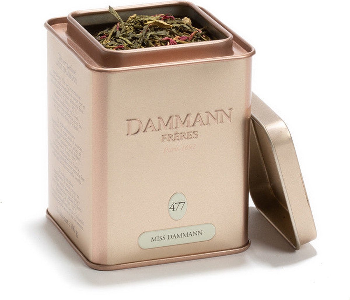 Dammann frères – Miss Dammann – 100 Gramm loser grüner Tee mit Ingwer und Früchten