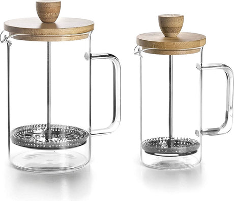 Lacor 350 ml Embolus-Kaffeemaschine aus Holz