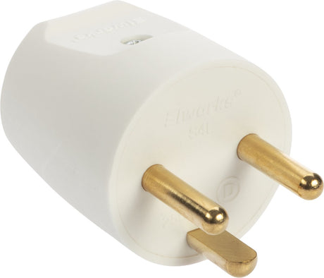 Nordic quality 303970, type k, 2p+e, wit, goud, 250 v, 13 a, 1 cm