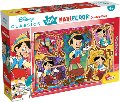 Lisciani Disney Puzzle DF Maxi Floor 108 Pinocchio
