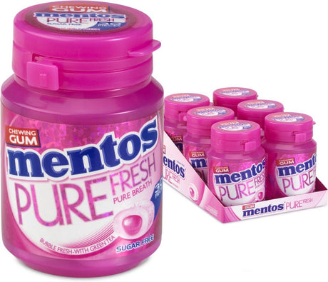 Mentos Kaugummi Pure Fresh Bubblefresh (6x 30 Stück)