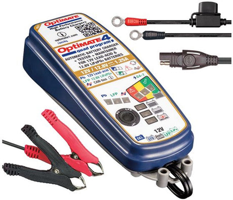Optimiertes Tecmate 4 Batterieladegerät – Dual-Programm – 12 V