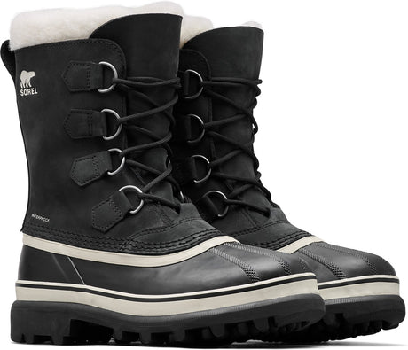 Sorel Caribou™ wp Damen-Schneestiefel – Schwarz, Stein – Größe 39,5