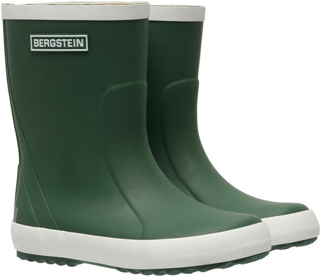 Bergstein classic unisex junior regenlaarzen - dark green 34