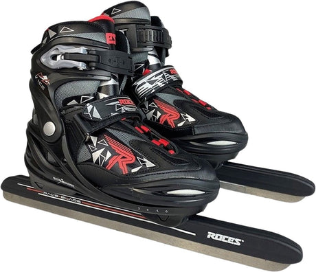 Roces – V-Ice 4.0 – Speed-Skates – Schwarz Rot – schnelle Langstrecken-Speed-Skates, verstellbare Passform – Größe EU 36–40