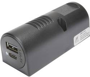 Procar 67343000 opbouw-power usb-c a dubbele stekkerdoos
