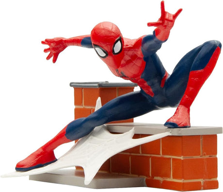 Bullyland 11334 – Spielfigur und Sammelfigur Spider-Man aus Avengers, ca. 7 cm – naturgetreu und detailreich – ideal als Tortenfigur und kleines Geschenk für Kinder ab 3 Jahren.