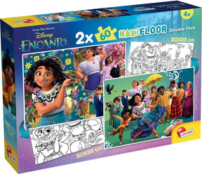 Lisciani – Encanto – Double Face – Puzzle Maxiboden – 2 x 60 Teile