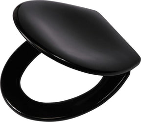 Tiger Ventura - Toilettensitz - WC-Sitz mit Deckel - Absenkautomatik - Easy-Clean-Funktion - Duroplast - Schwarz