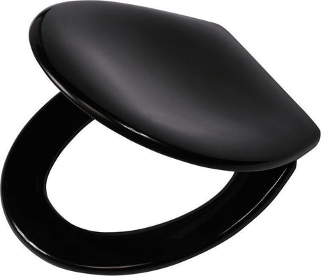 Tiger Ventura - Toilettensitz - WC-Sitz mit Deckel - Absenkautomatik - Easy-Clean-Funktion - Duroplast - Schwarz