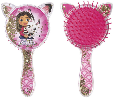 Totum gabby's poppenhuis haar borstel junior met bewegende glitters - gabby's dollhouse speelgoed meisjes vanaf 3 jaar - kids beauty