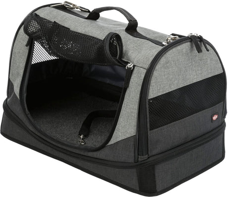 Trixie Hundetasche Holly schwarz grau