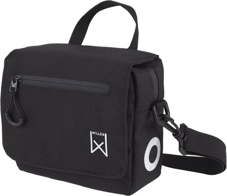 Willex – Lenker-Fahrradtasche 1200 – universelle Montage – Telefonhalterung – passt auch für Gehhilfe und Rollstuhl