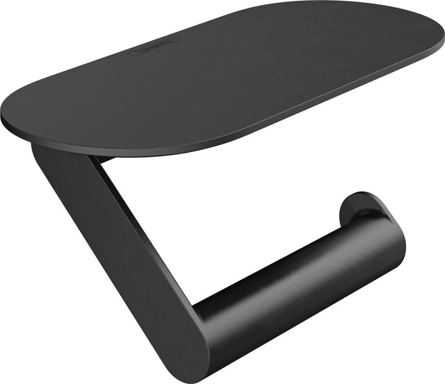 Hansgrohe Wallstoris Toilettenpapierhalter – 23 x 9,7 x 3,4 cm – mattschwarz