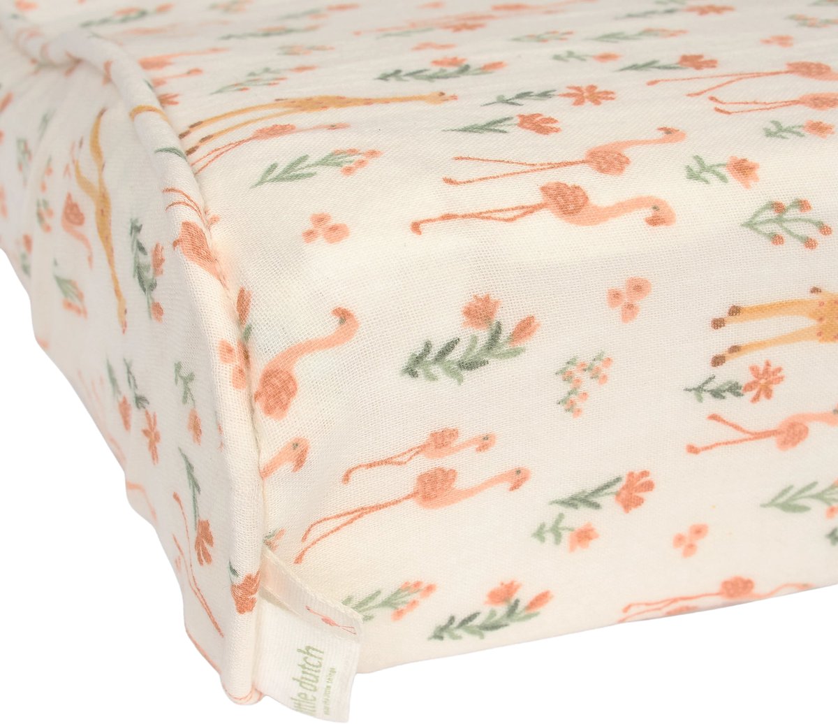 Little dutch blooming safari aankleedkussenhoes - 50 x 70 cm