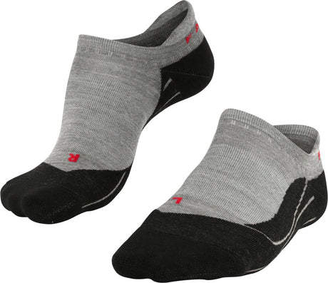 Falke TK5 Invisible Anti-Blister Wandersocken aus dünnem Woll-Funktionsmaterial Herren Grau - Größe 39-41