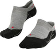 Falke TK5 Invisible Anti-Blister Wandersocken aus dünnem Woll-Funktionsmaterial Herren Grau - Größe 44-45
