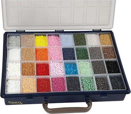Https: www.cchobby.nl rocailles-d-1-7-3-4-mm-size-6-0-8-0-12-0-hole size-0-5-1-2-mm-colors-can-vary-32x100-gr-1-box