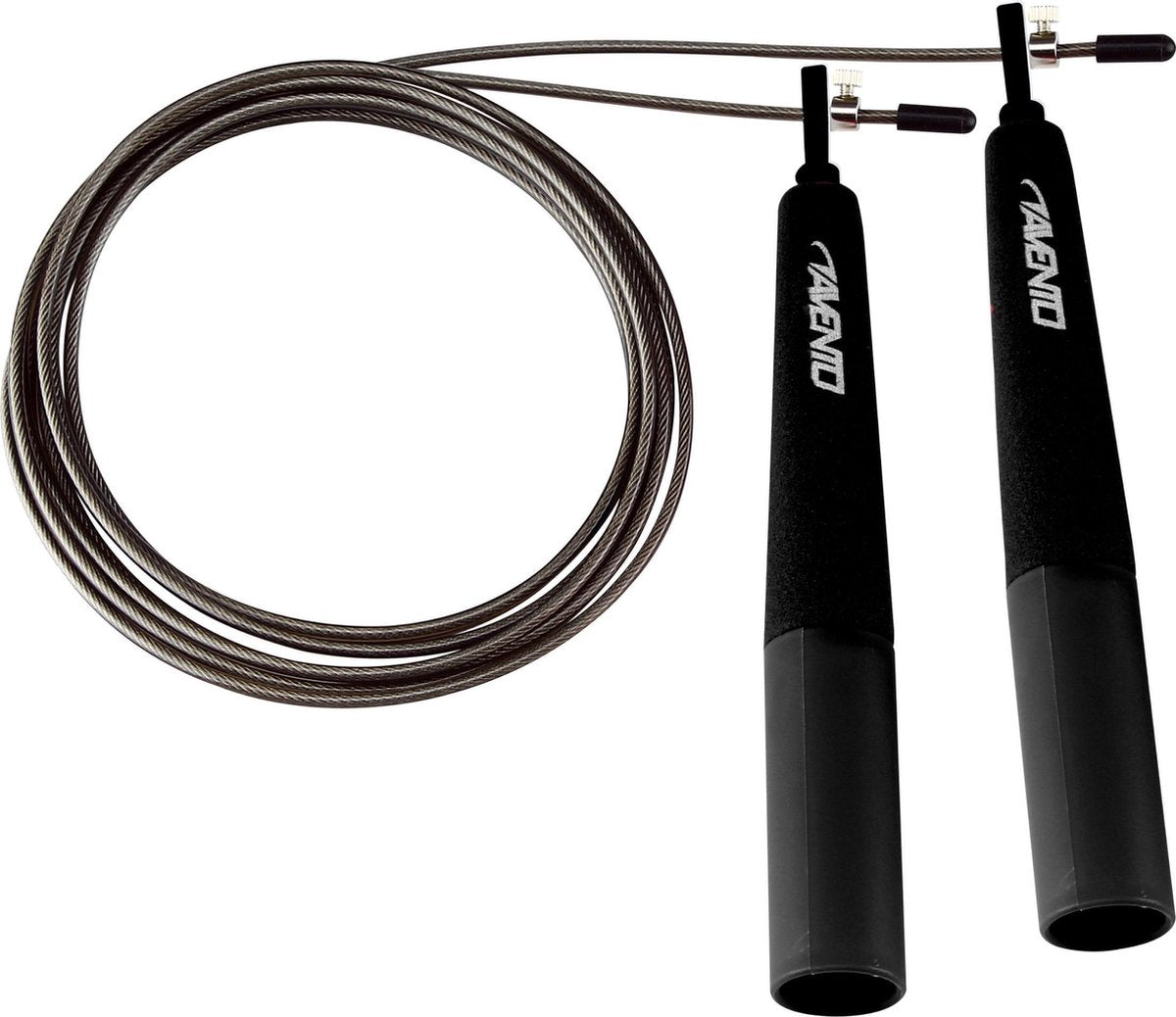 Avento Springseil Stahl - Speed ​​Grip - Schwarz